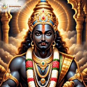 शनिवार व्रत के लाभ दर्शाती पूजा करती महिला की छवि — शनि दोष से मुक्ति और लक्ष्मी कृपा प्राप्ति का प्रतीक