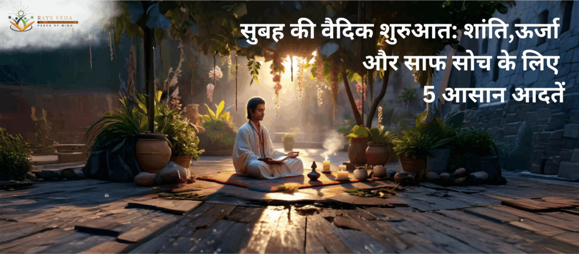 सुबह की वैदिक शुरुआत: शांति, ऊर्जा और साफ सोच के लिए 5 आसान आदतें