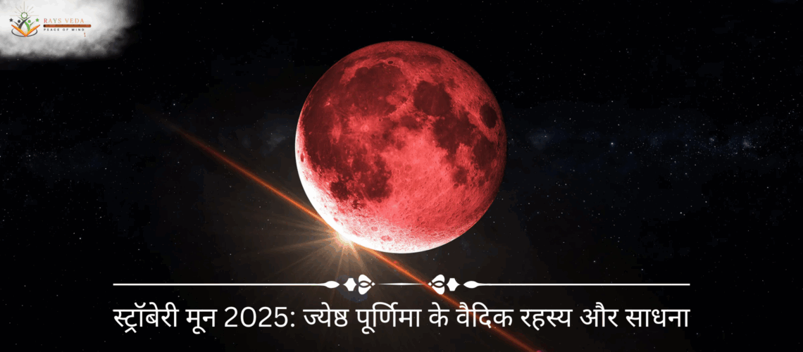 स्ट्रॉबेरी मून 2025 ज्येष्ठ पूर्णिमा के वैदिक रहस्य और साधना